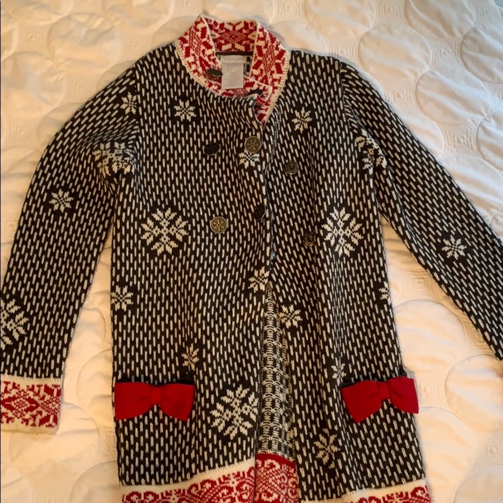 Tahari sweater coat. Girls size 7